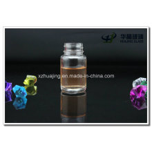 30g Round Transparent Glass Powder Bottles